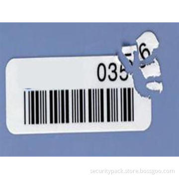 destructible labels/stickers